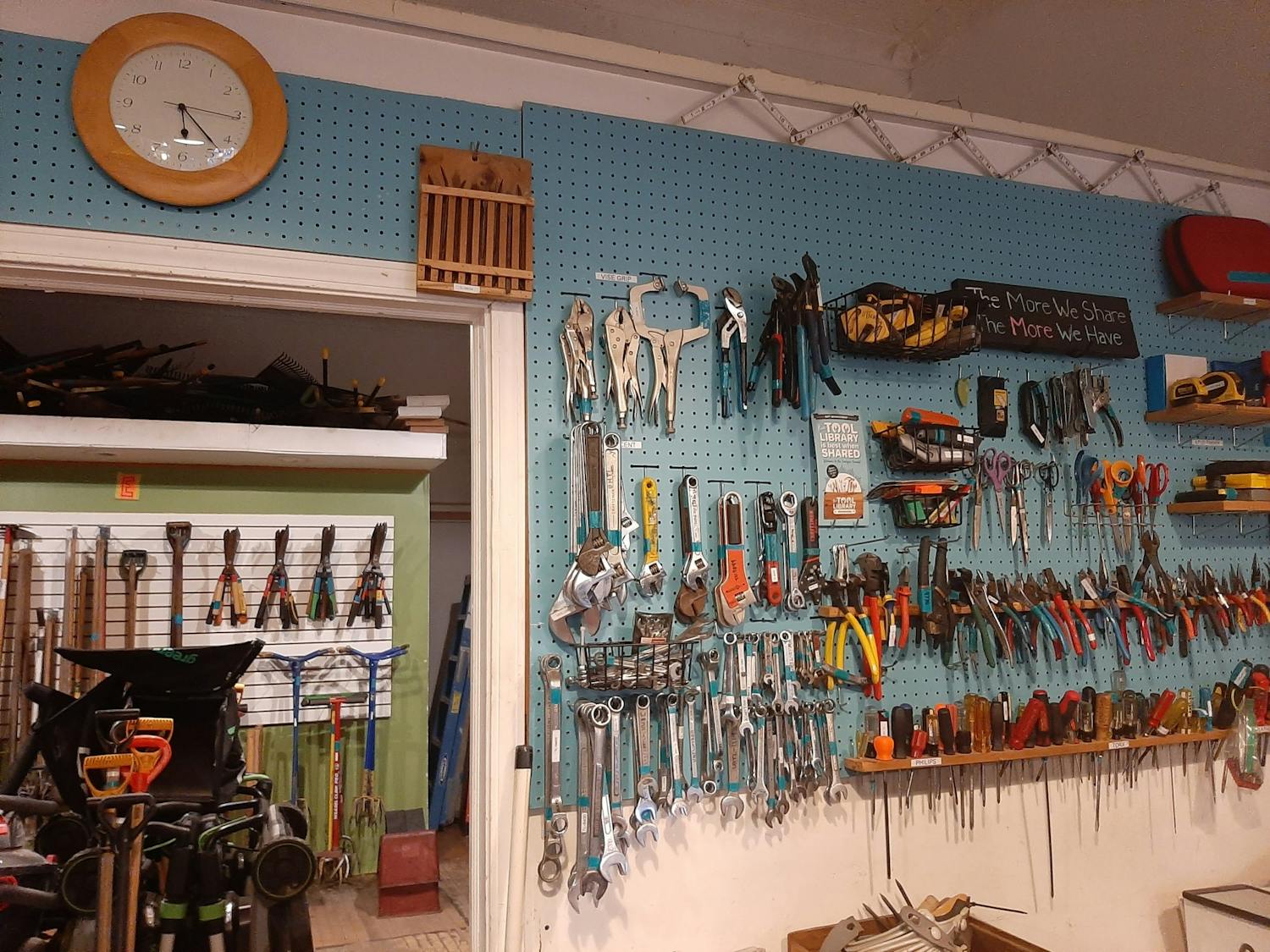 Located just 10 minutes from South Campus on West Northrup, the Tool Library allows members to borrow a variety of tools for $30 a year.