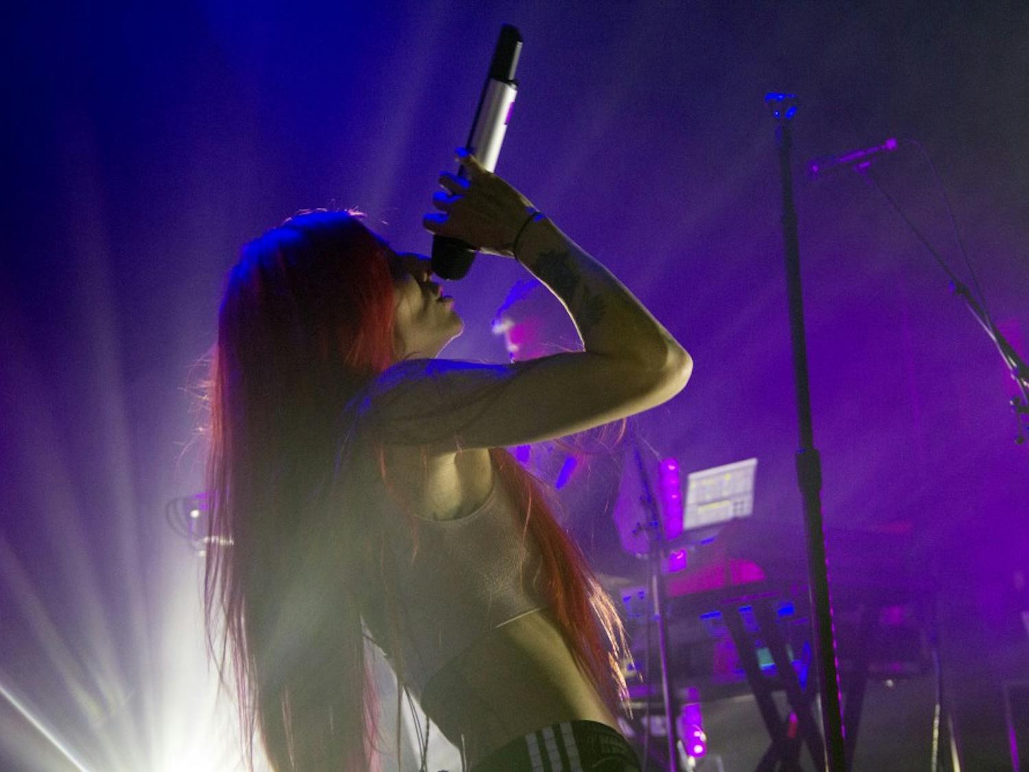 Pop star Lights performed at Town Ballroom Tuesday night, playing cuts from her recent “Skin and Earth” album along with fan favorites.