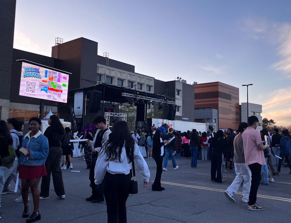 <p>Outside the Student Union at Bullsapalooza.</p>