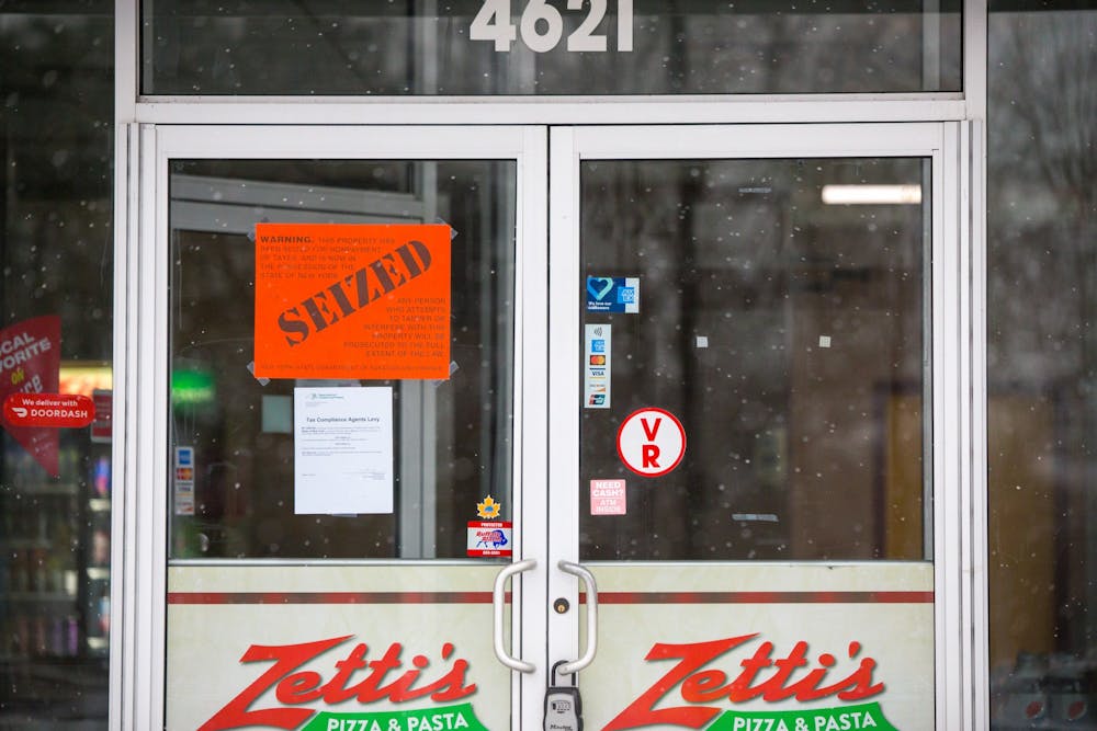Zettis, a popular pizzeria near North Campus, was shut down following non-payment of over $100,000 in taxes.