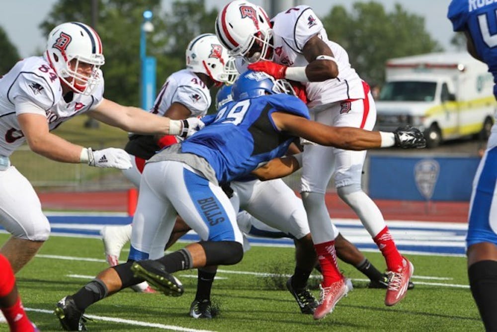 Senior safety Adam Redden played for local high school St. Francis before
deciding to play for the Buffalo football team.&nbsp;Chad Cooper, The Spectrum