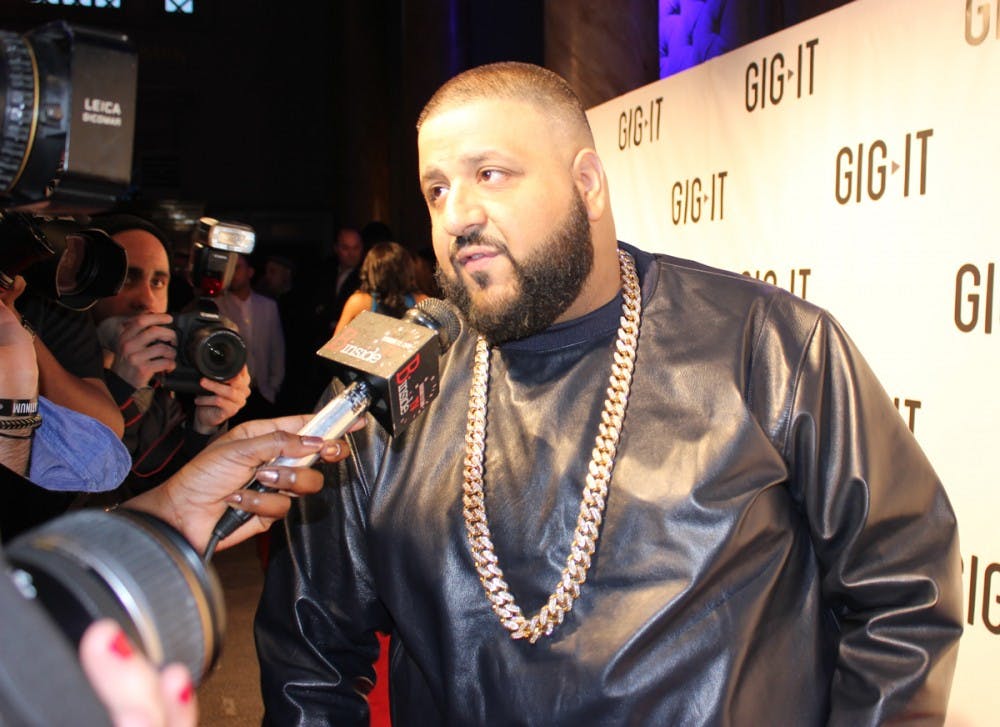 <p>DJ Khaled is well-known for his early 2000s rap hits. But nowadays, he is best known for his hugely popular Snapchat persona. He has millions of followers on the app and his catchphrases have become apart of pop culture.</p>