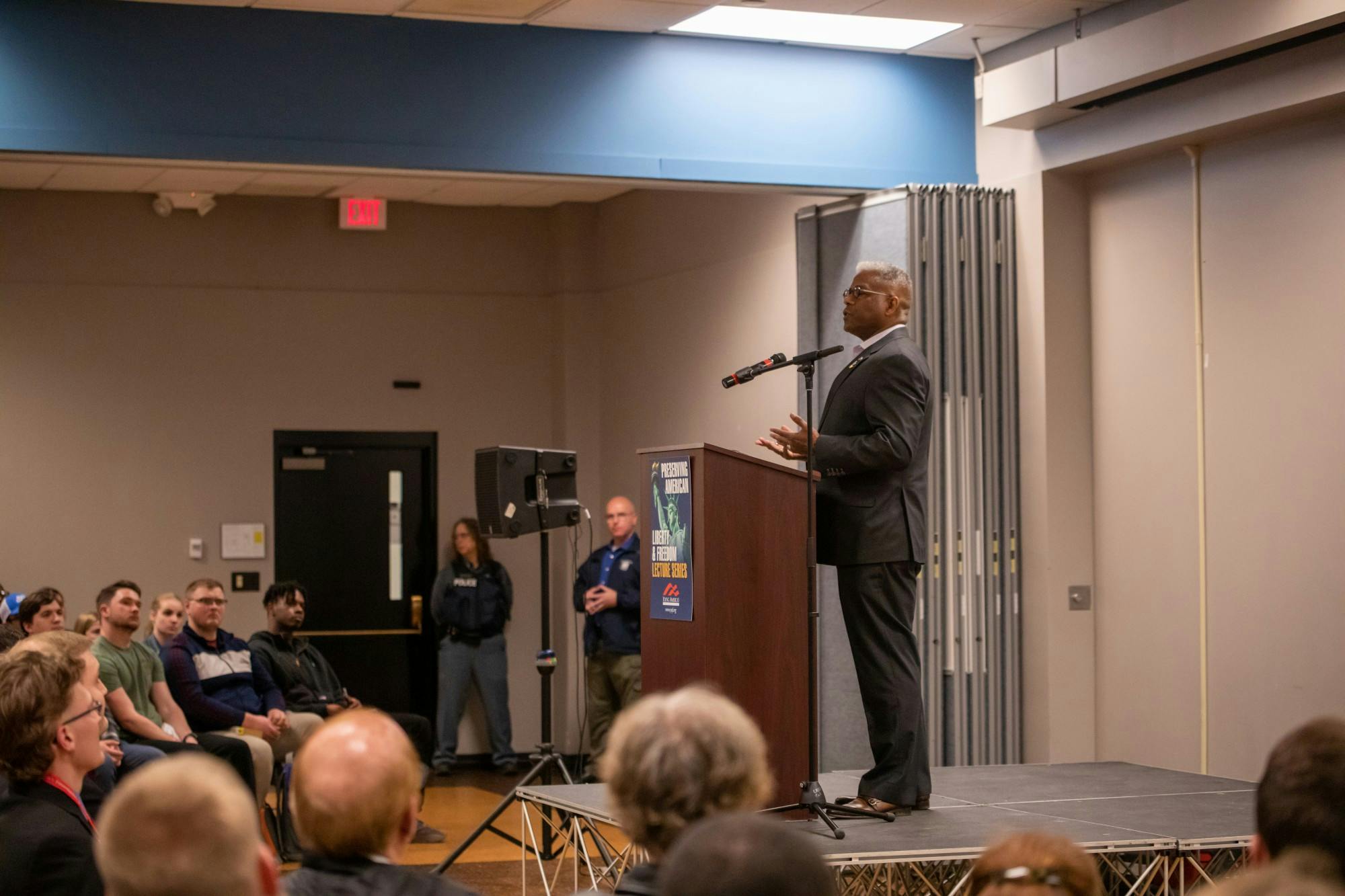 UPD has not filed any charges in connection with the events following Allen West's speech in April.