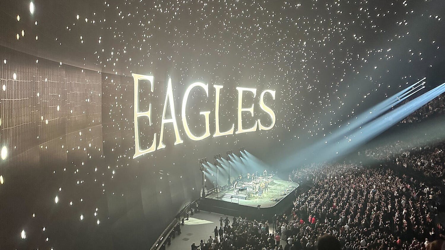 The Eagles performing in The Sphere in Las Vegas