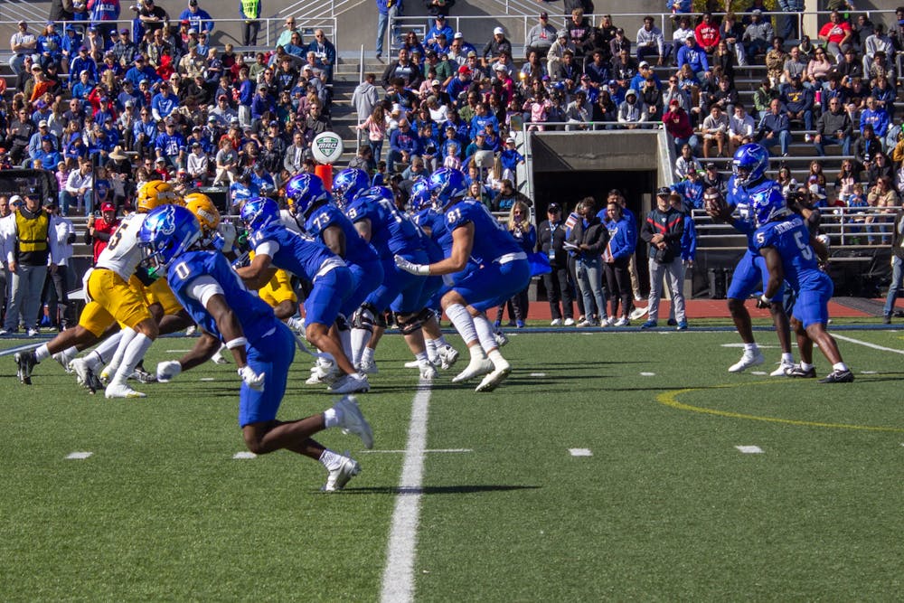 UB Football defeated the Toledo Rockets at UB Stadium on Saturday.
