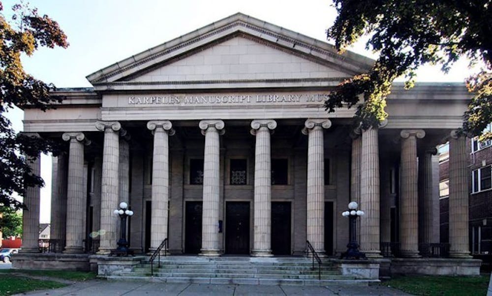 The Karpeles Manuscript Library Museum at 220 North St. is currently hosting an exhibit on early baseball history with materials dating back to the 19th century. The two Karpeles Museums in Buffalo are within walking distance from each other and free to the public Tuesdays through Sundays from 11 a.m. to 4 p.m.&nbsp;Courtesy of Nathan Johnson