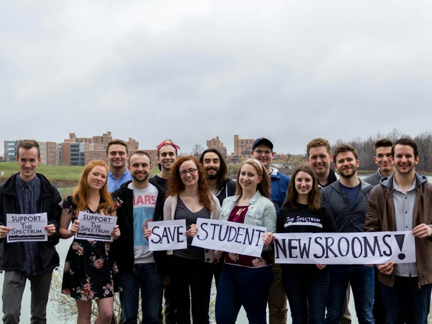 The Spectrum stands with the hashtag #SaveStudentNewsrooms movement. We stand in solidarity with more than 100 college publications across the country that are advocating for editorial freedom for student newspapers because we believe in the importance of student journalism.