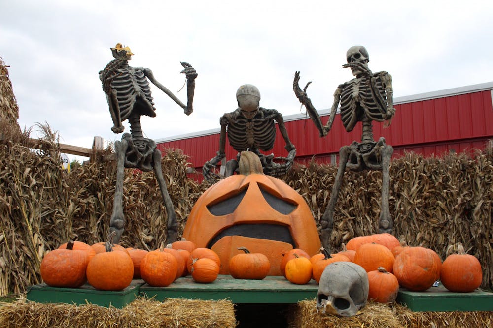 <p>The Great Pumpkin Farm hosts a fall festival every weekend this month with events like pie-eating contests and pumpkin olympics.&nbsp;</p>