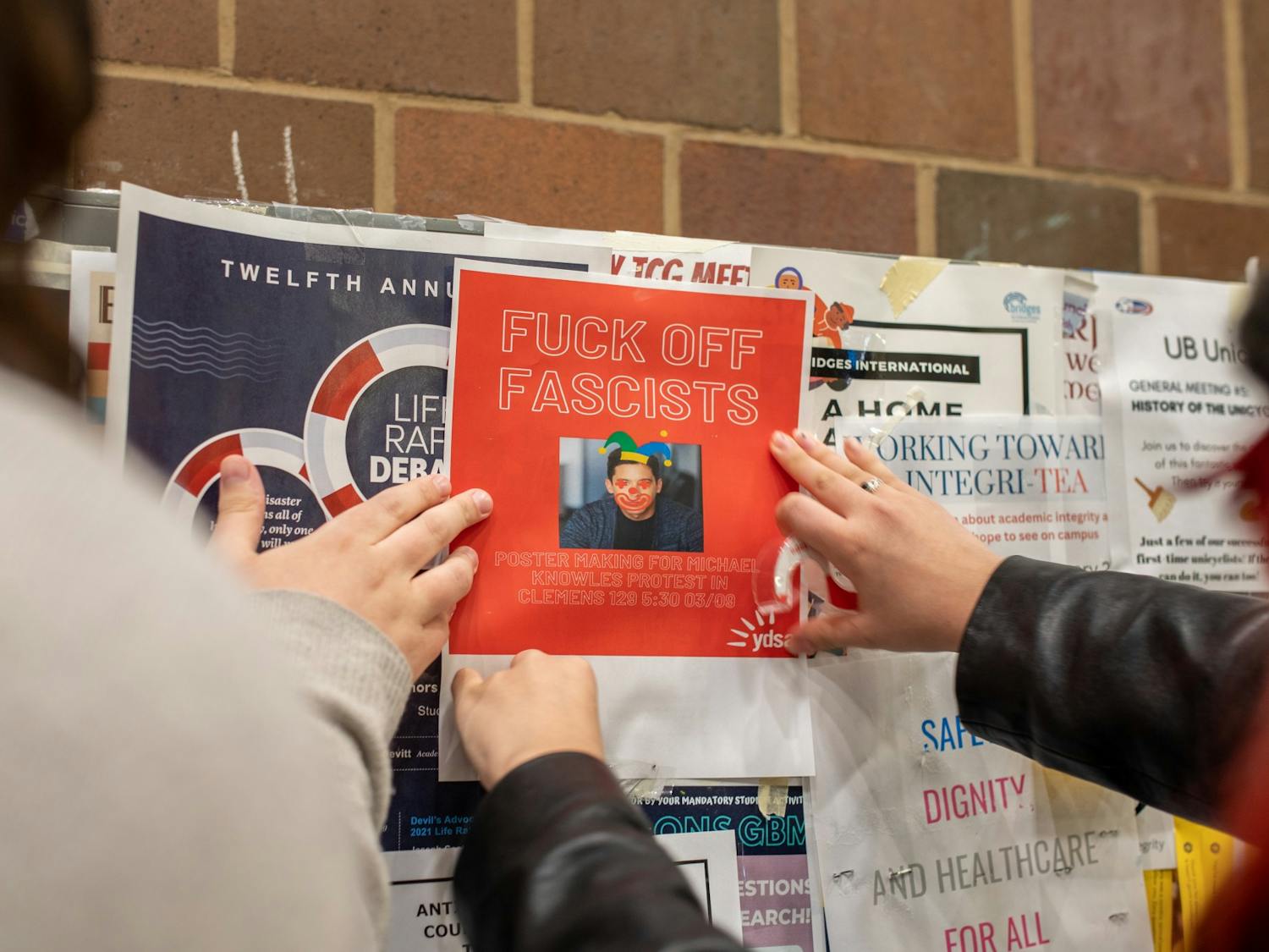 Some queer UB students are encouraging people to protest ahead of Michael Knowles’ speech in Slee Hall Thursday.