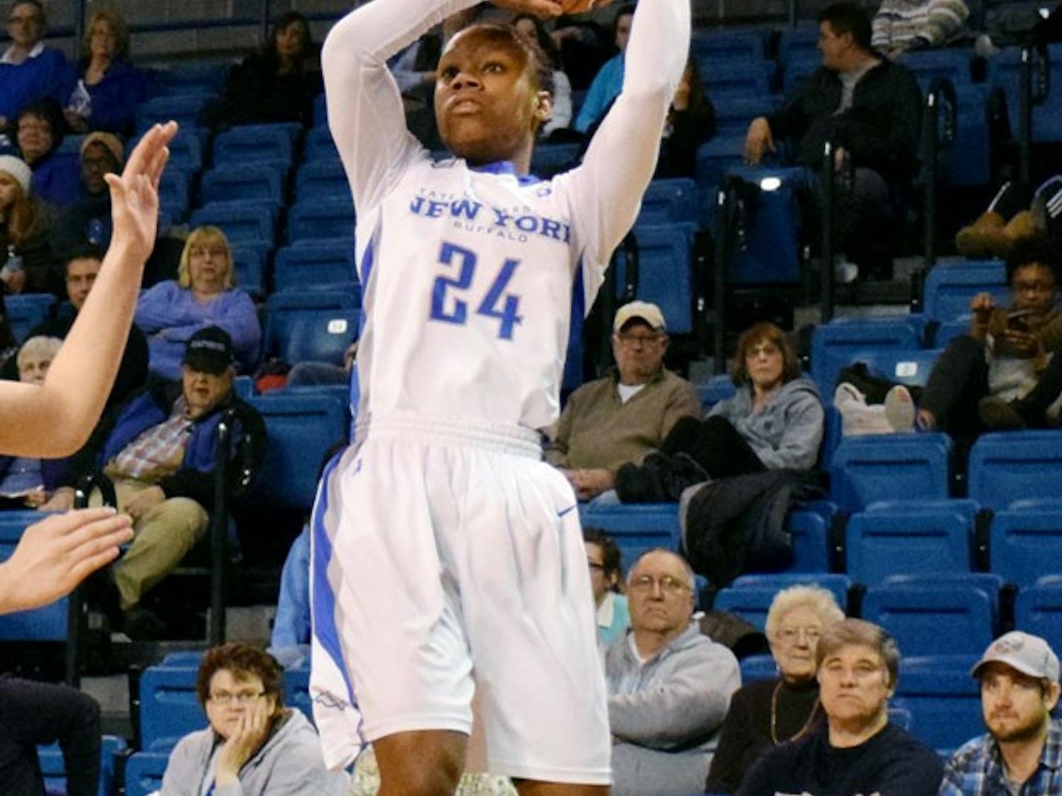 Junior forward Karin Moss and the women's basketball team is set to play first-place Ohio University on Wednesday following a 78-68 loss to last-place Miami Ohio this past Saturday.