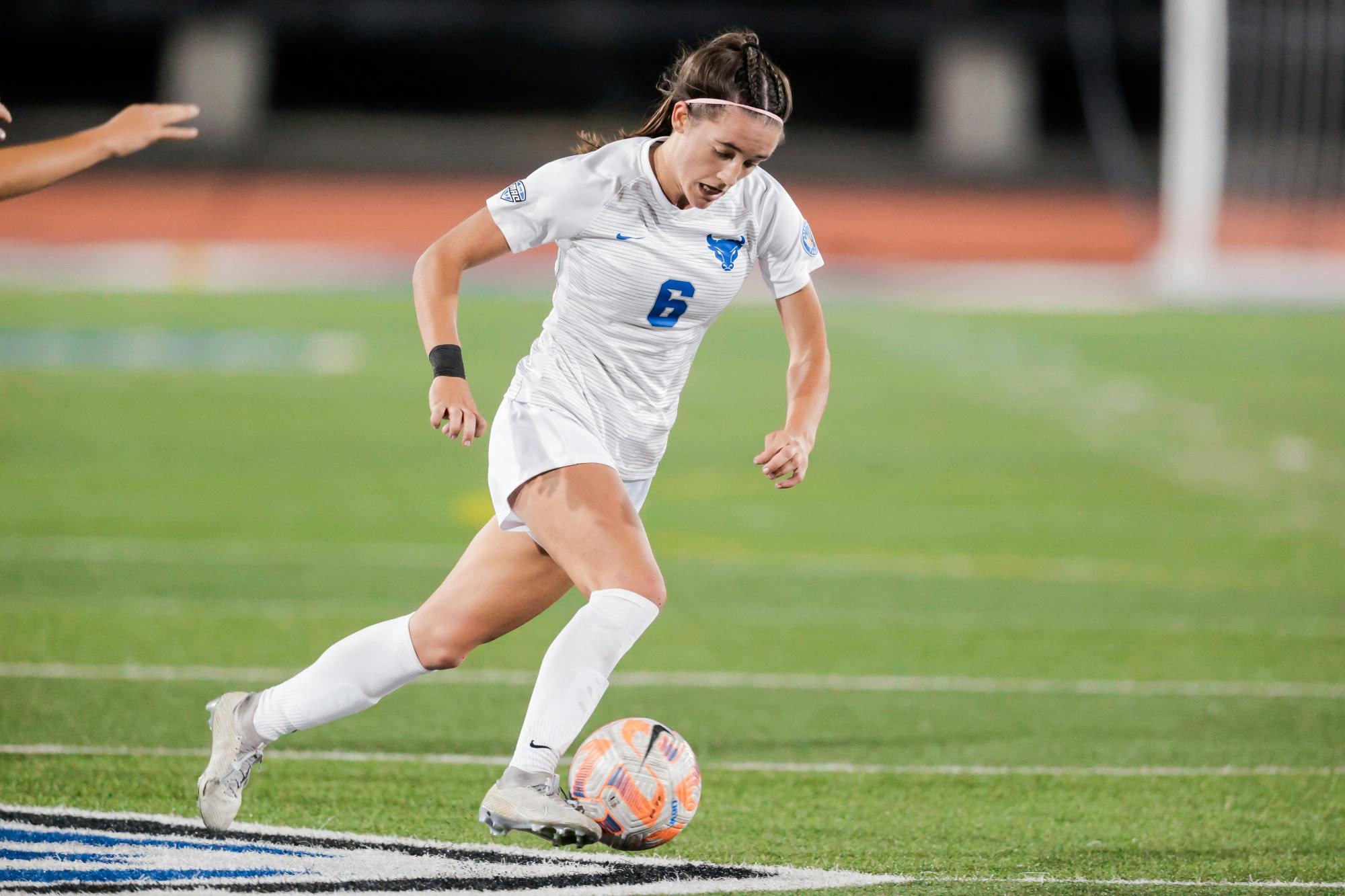UB midfielder Katie Krohn led the Mid-American Conference with 13 goals in the 2023 regular season | Paul Hokanson, UB Athletics