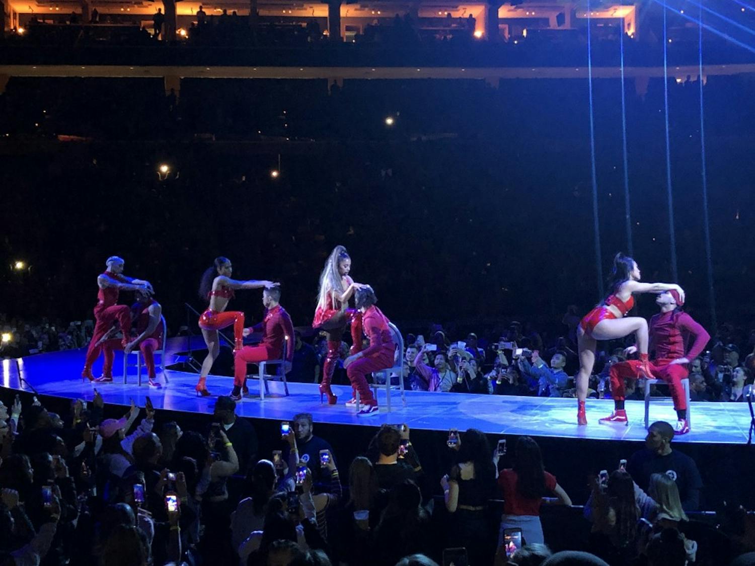 Pop star Ariana Grande shined at the KeyBank Center Friday night during the third stop of her "Sweetener World Tour."