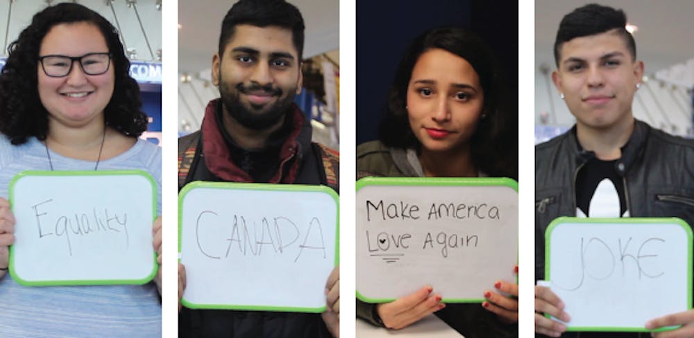 <p>UB students were asked to write in a few words&nbsp;what they think of the presidential election.&nbsp;</p>