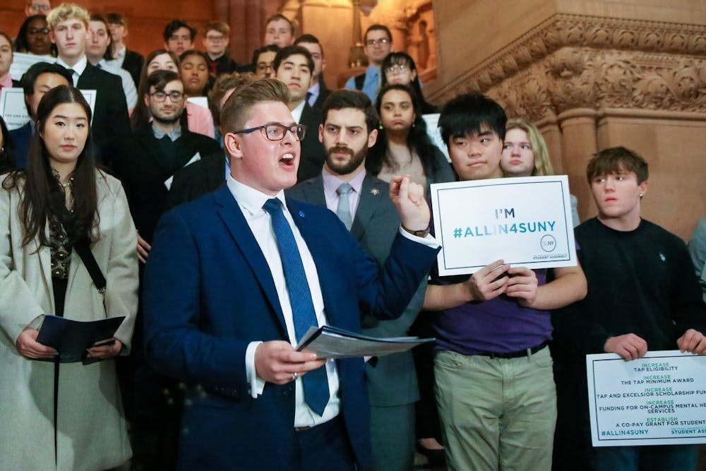 <p>The SUNY Student Assembly, a SUNY-wide student government organization, lobbied against the tuition increase.&nbsp;</p>