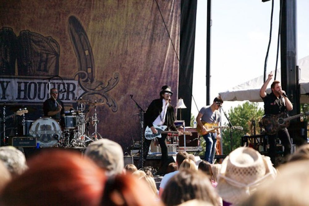 The athletics department is bringing back its popular Tailgate Concert Series, which starts two hours before each home football game. Last year, it featured artists like Randy Houser (pictured far right).&nbsp;Chad Cooper, The Spectrum