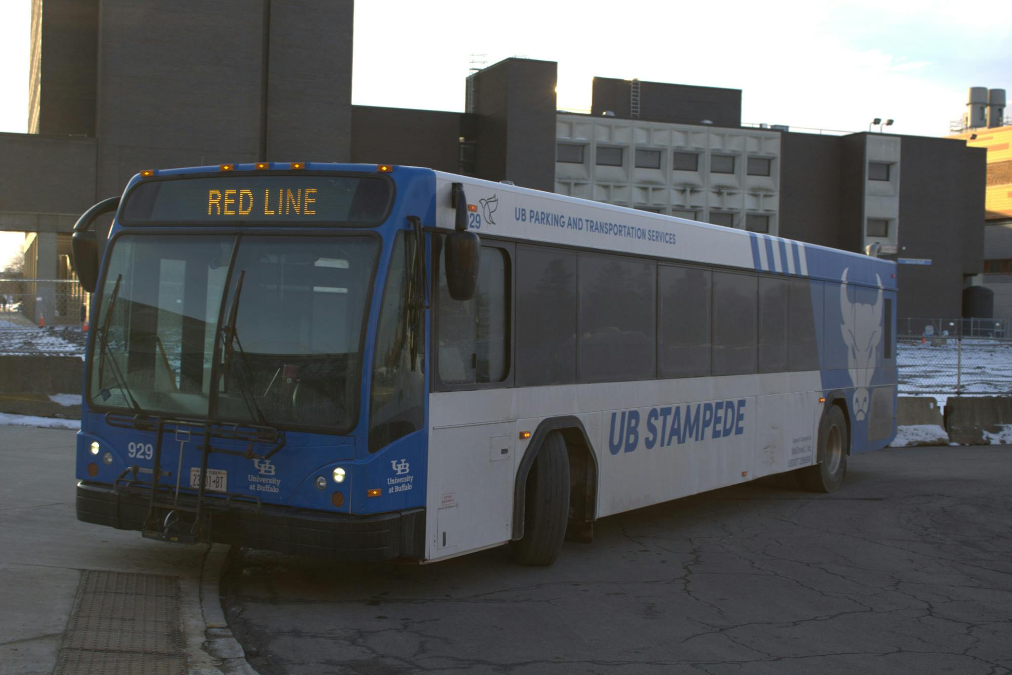 UB Stampede Red Line bus. 