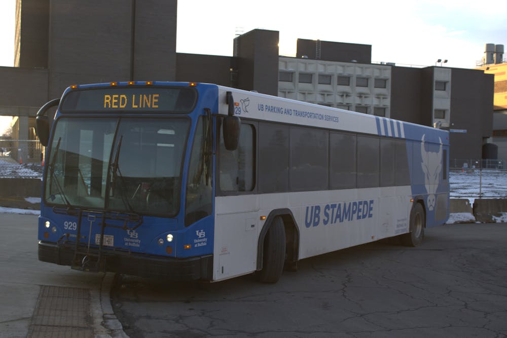 UB Stampede Red Line bus. 