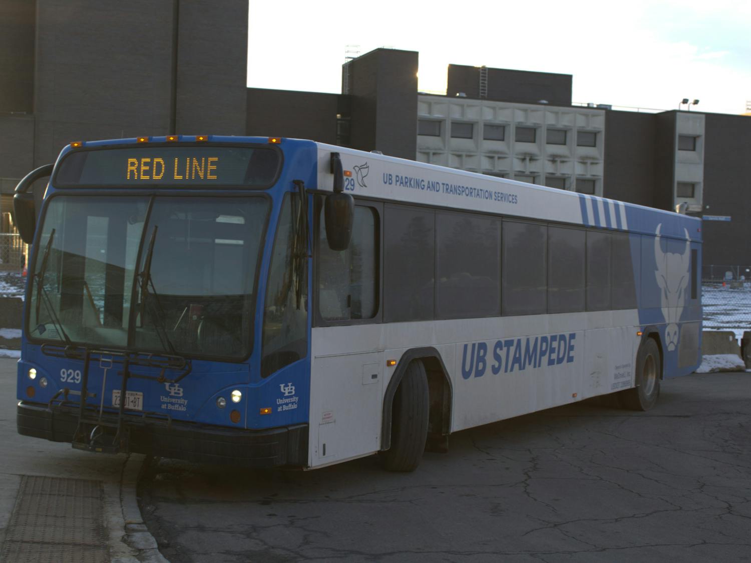 UB Stampede Red Line bus.