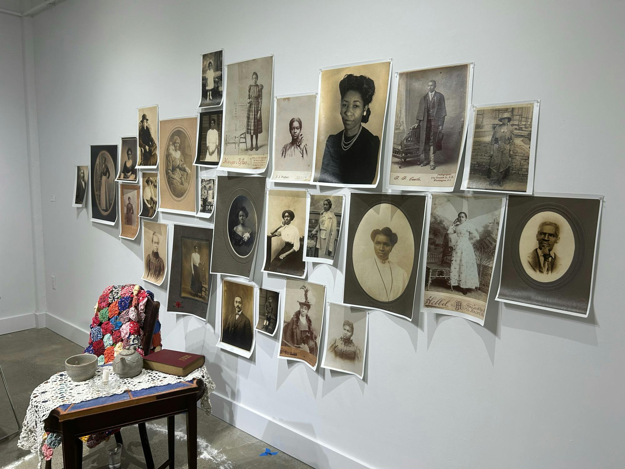 By using the photographs in her exhibit, Thompson says she feels that she has “given them an extended life.”