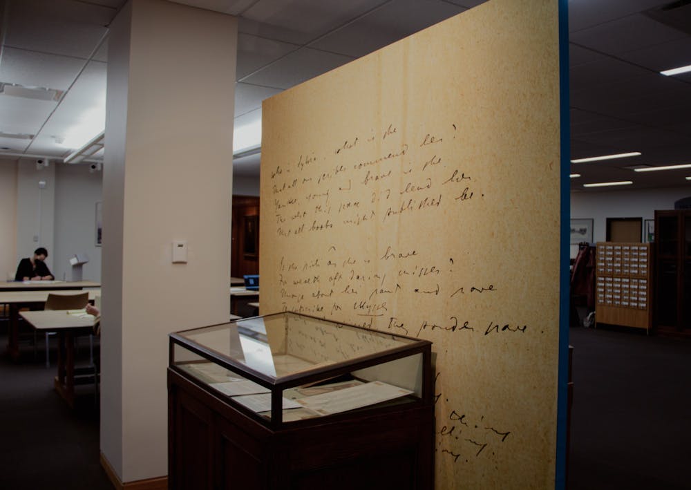 The “Pirating Ulysses” display in Special Collections includes seven items relating to Samuel Roth’s unauthorized publication of Ulysses.