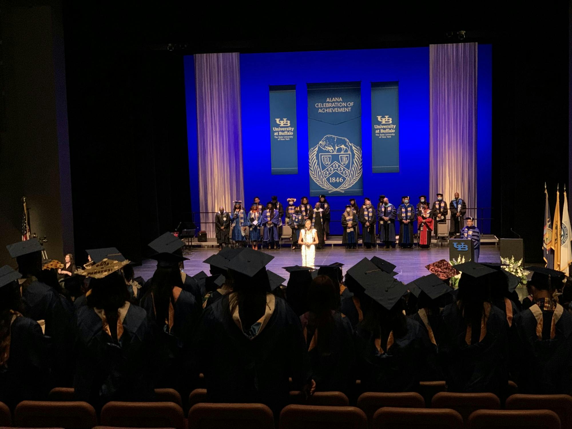 &nbsp;Exactly 598 students of color, ranging from undergraduate to doctoral students, celebrated their graduations at ALANA.&nbsp;