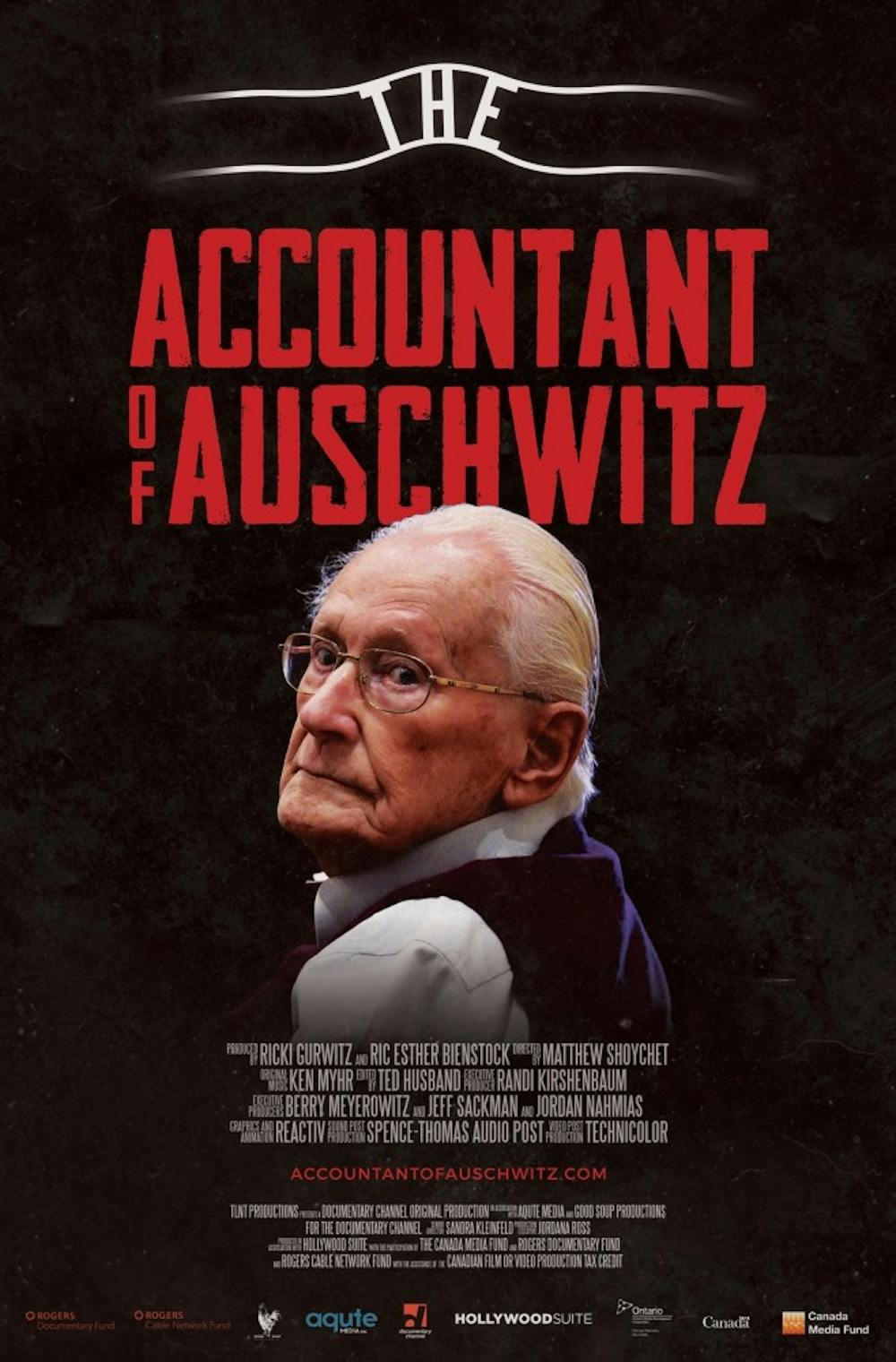 <p>Poster image from the documentary “The Accountant of Auschwitz.” The Buffalo International Jewish Film Festival is bringing critically acclaimed international films to Buffalo.</p>