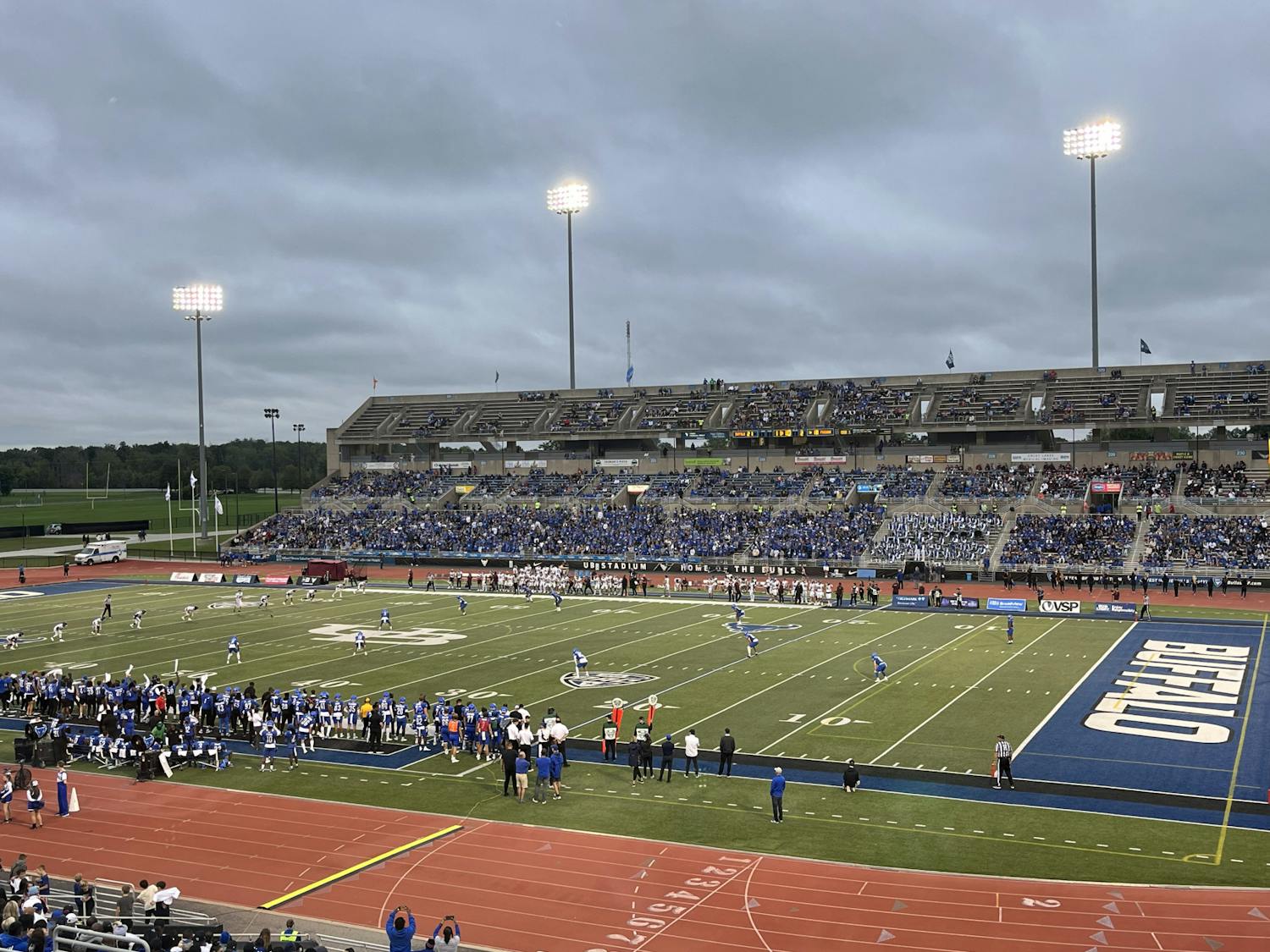 UB football hosted Fordham for its home opener on Saturday night.