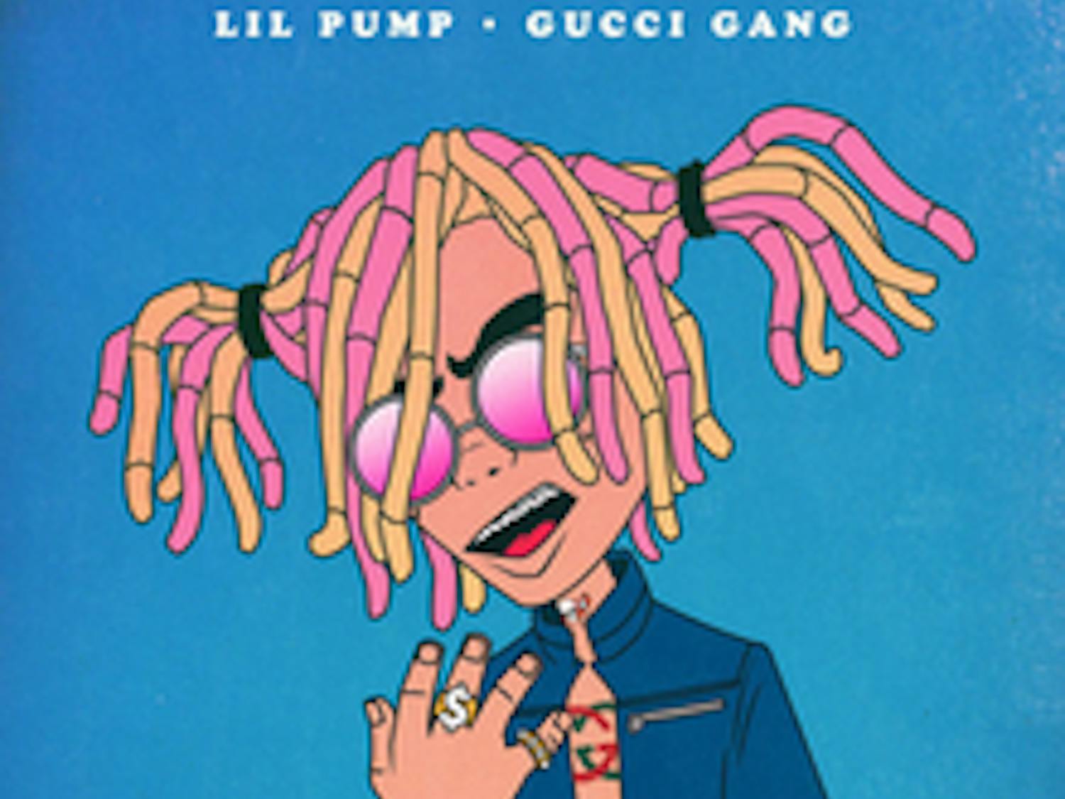 The single cover to Lil Pump's "Gucci Gang."