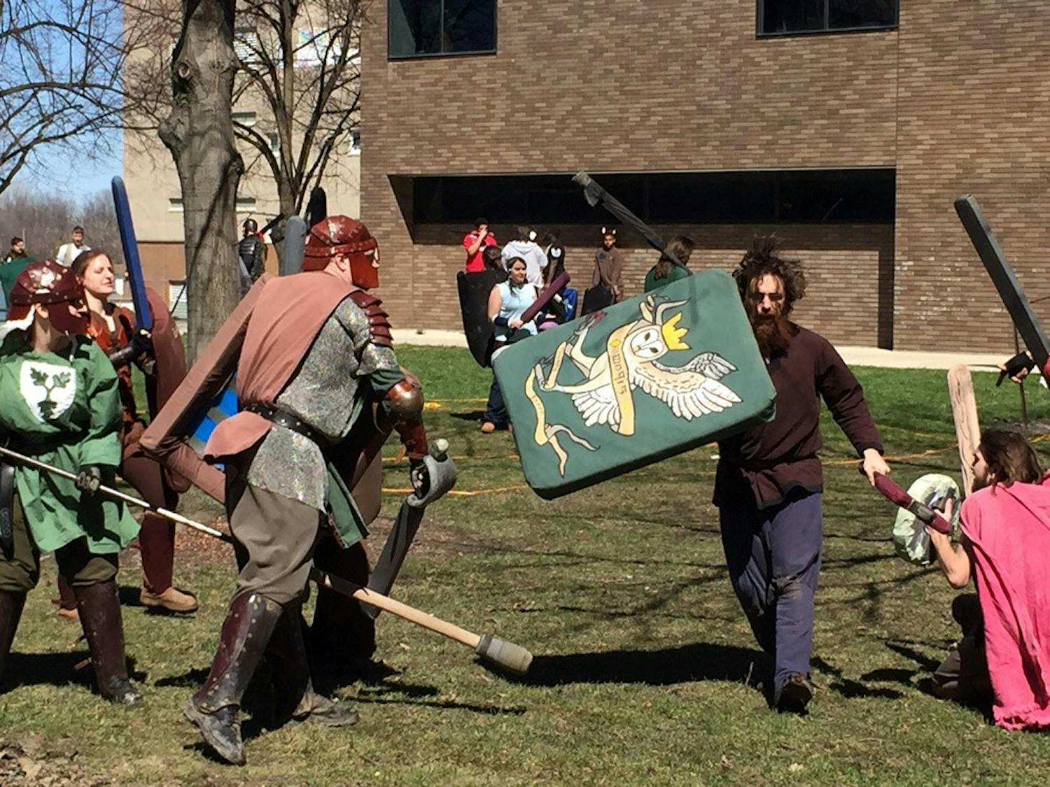 Clemens is usually a battlefield of ideas, but this weekend, it was medieval battlefield.
