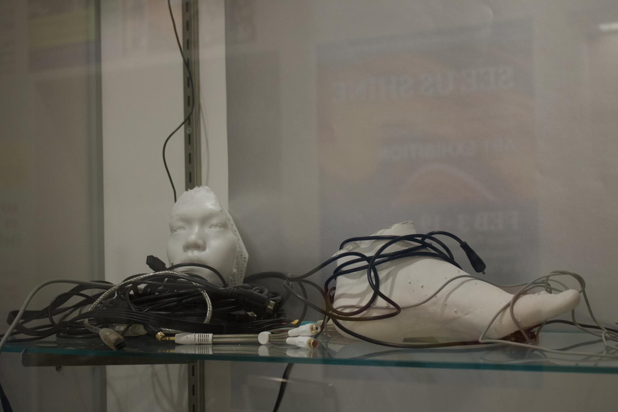 A picture of Jiaye You's art for this year's senior thesis exhibition, MEMORIA. 