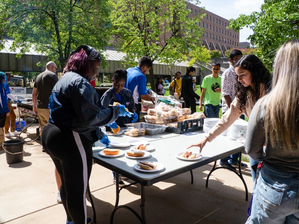 <p>UB kicks off International Week with block party.</p>