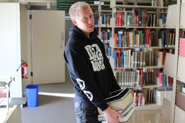 Carmen Cibella, a senior english major, changed his major twice before he decided on English. He, and other students, think it is more important for students to take their time in finding what they are passionate about and what they want to study.&nbsp;Cletus Emokpae, The Spectrum