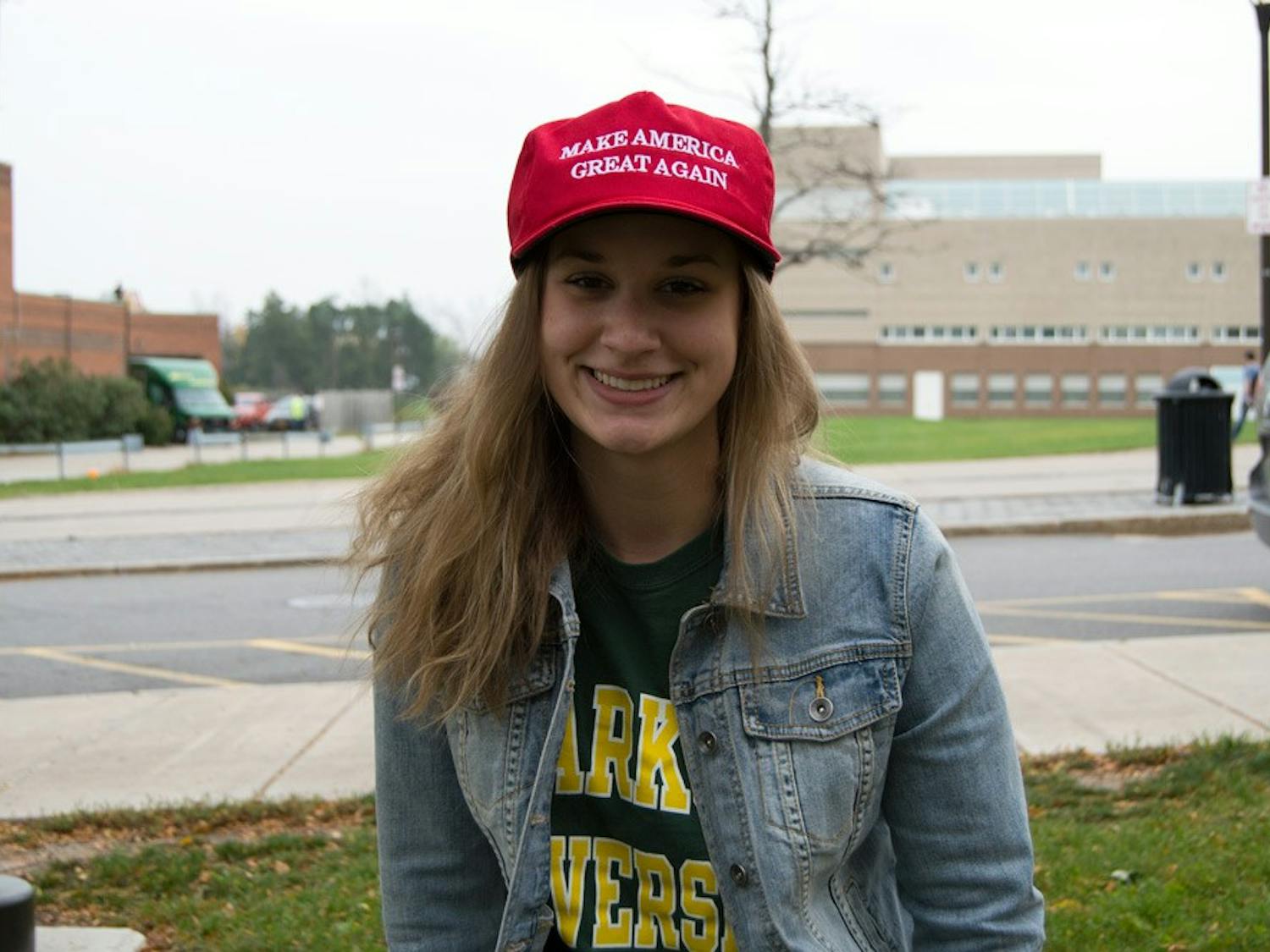 Jennie Gibson, a sophomore communication major, said she will be voting for Republican presidential candidate Donald Trump on Nov. 8. She said she will not dwell on Trump’s comments toward women but will focus on his platform.