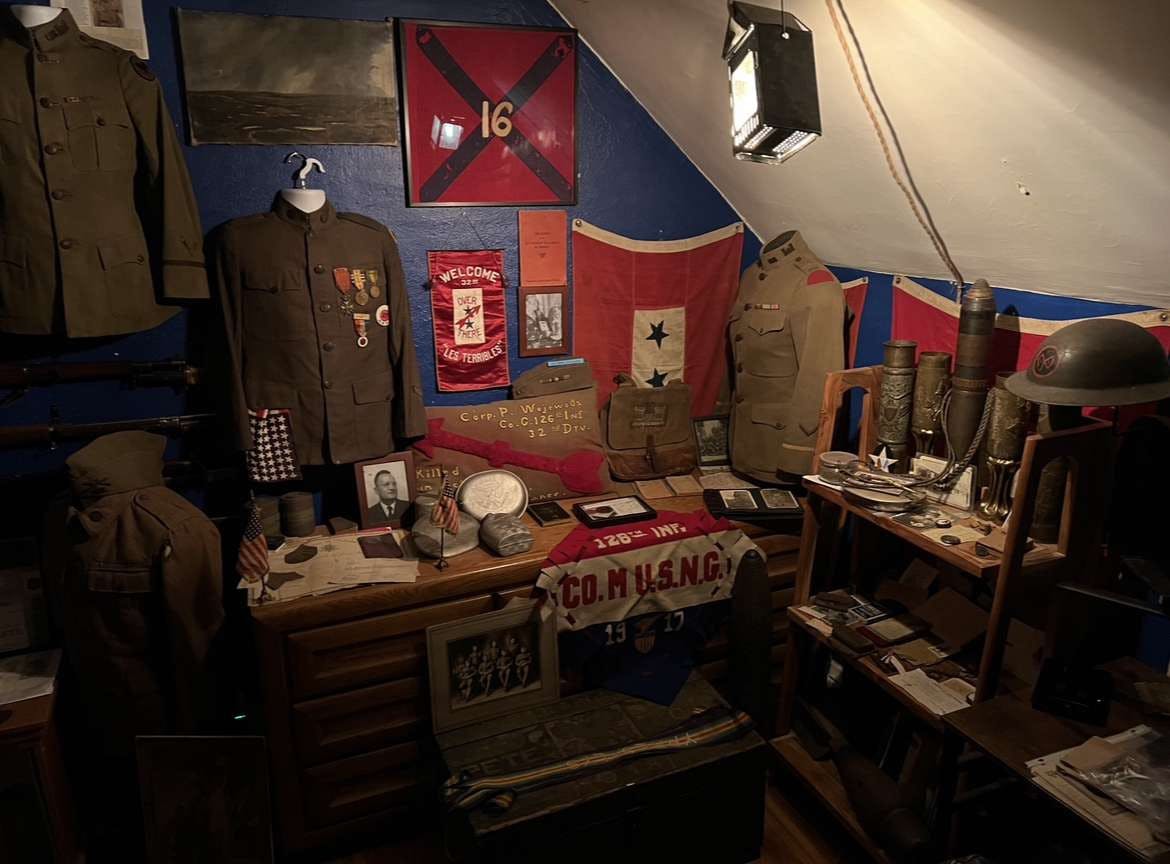 Michael Santoro has been collecting WWI memorabilia since he received a propaganda poster for Christmas in 2016.