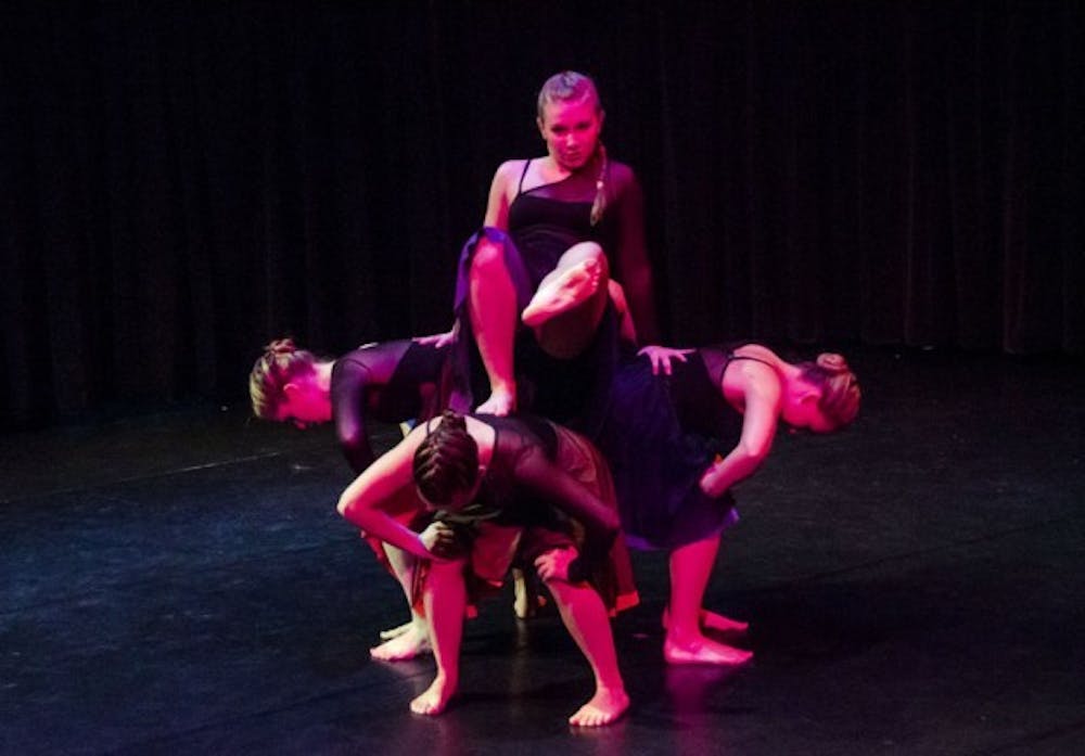 &nbsp;&nbsp;The Emerging Choreographers&rsquo; Showcase opened Saturday on North Campus. The show was postponed on Thursday, but performed to a full-house on Saturday at the Katherine Cornell Theatre.
Courtesy of Jim Bush