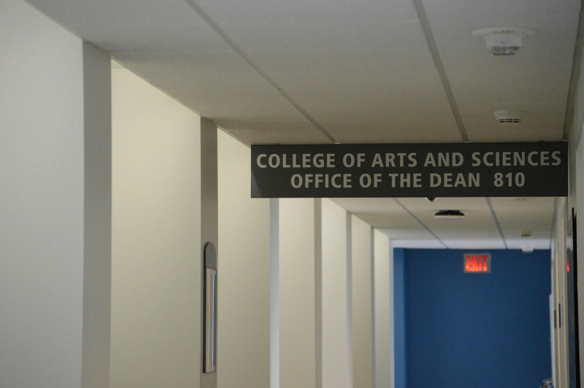 The College of Arts and Sciences Dean's office in Capen 810.