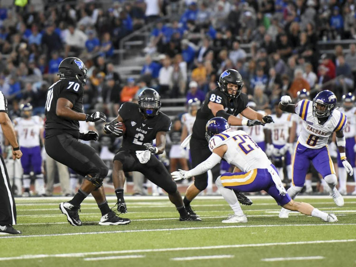 UB Bulls drop opening game to Albany 22-16 Friday night. This was Buffalo's first home opener loss since 2009.