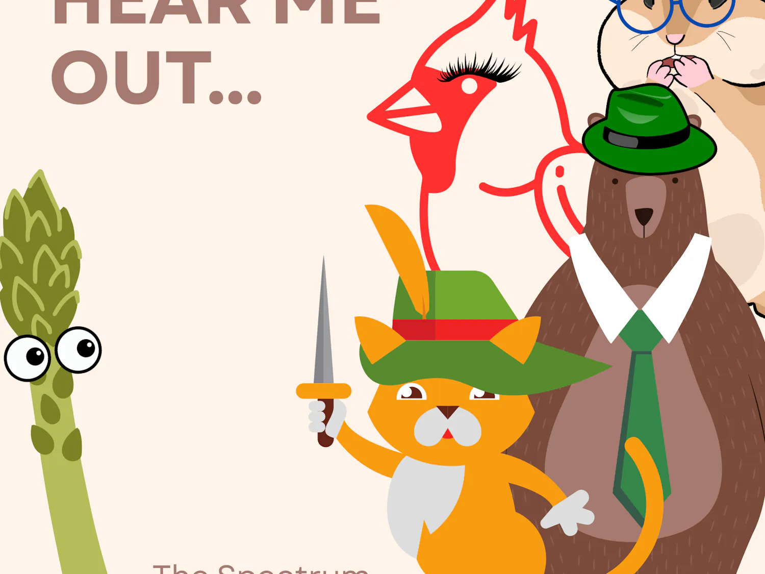 Graphic for The Spectrum Recommends: Hear me out