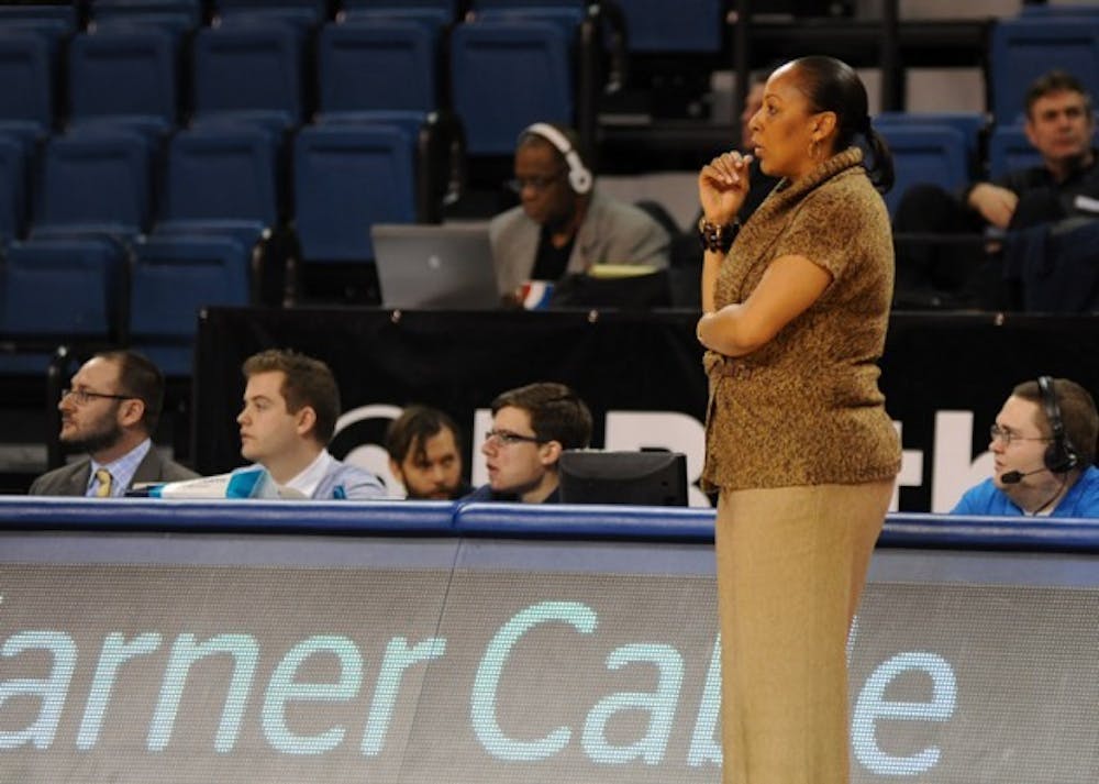 Women&rsquo;s basketball head coach Felisha Legette-Jack received a
contract extension from Buffalo through the 2018-19 season,
it was announced Thursday. Legette-Jack led the Bulls to a
17-13 record last season in her second year as head coach.&nbsp;
Yusong Shi, The Spectrum