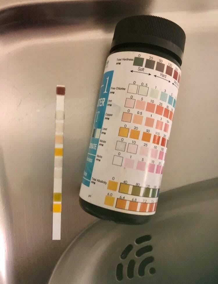 The Spectrum used dipsticks to test the water quality of 94 fountains around campus. The testing sticks featured nine chemical pads that changed colors after reacting with compounds in drinking water, indicating the quality of water at UB.