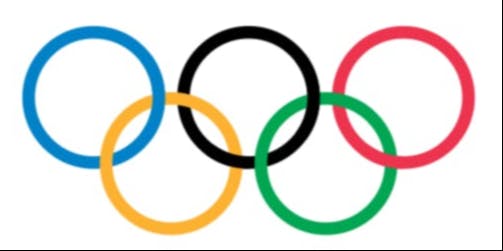 Olympic rings.