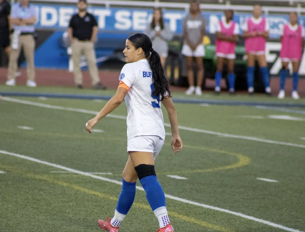 Jasmine Guerber playing against Eastern Michigan