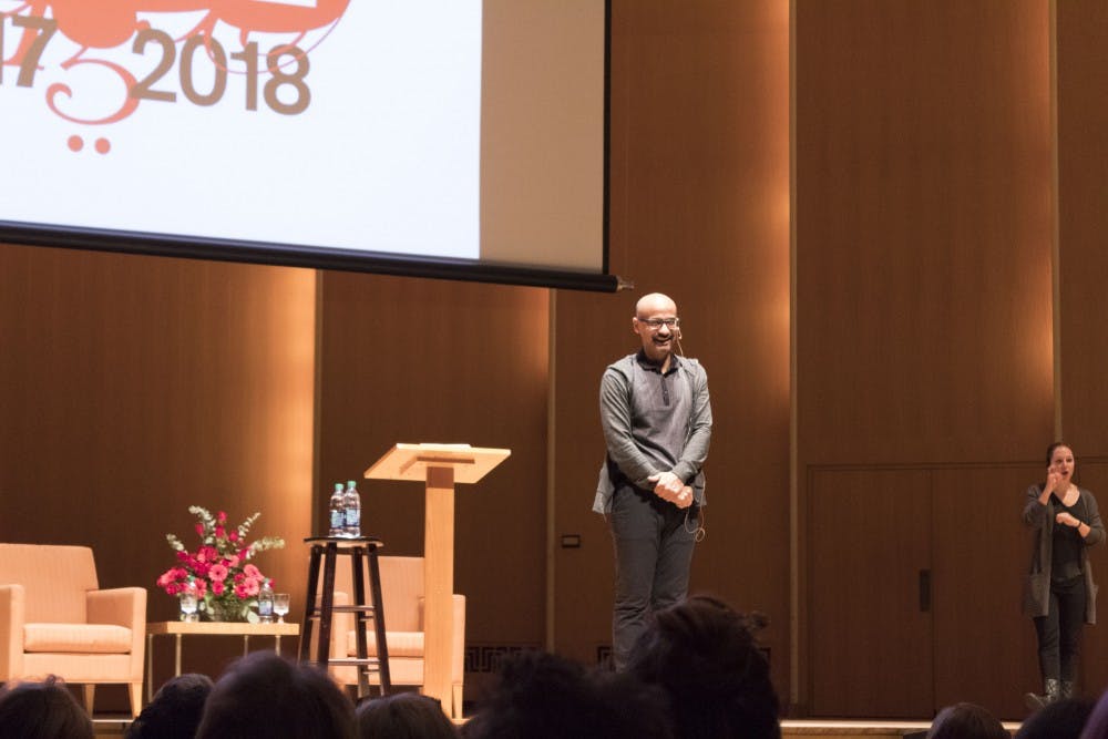 Junot Díaz spoke to a sold out crowd on Friday night about the feelings of immigrants and what it’s like to be an immigrant writer.