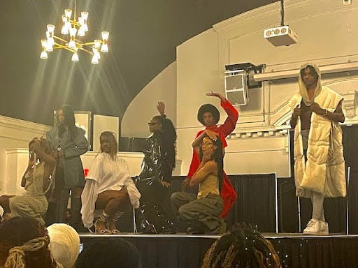 Black Student Union's 'Black Explosion' fashion show. 