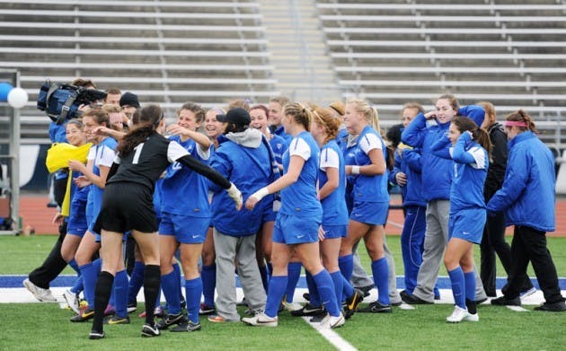 The Bulls clinched the No. 1 seed in the Mid-American Conference after a 2-0 win over Miami Ohio Sunday and a 2-1 victory over Ball State Friday.
Yusong Shi, The Spectrum