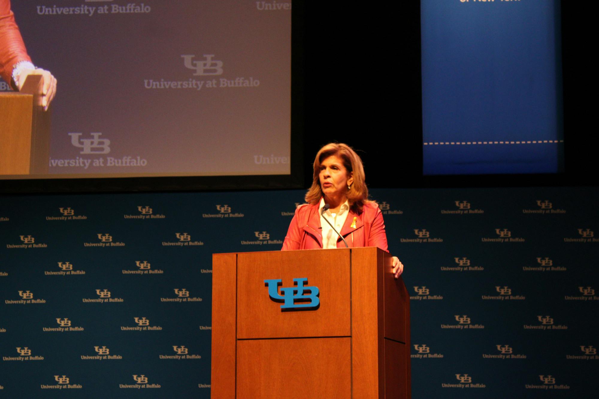 Former NBC's "Today" show co-anchor Hoda Kotb shares personal and professional stories about resilience, joy and determination, throughout her career and open battle with breast cancer on the Center for the Arts mainstage as the final speaker of UB's 2025-26 Distinguished Speakers series.&nbsp;