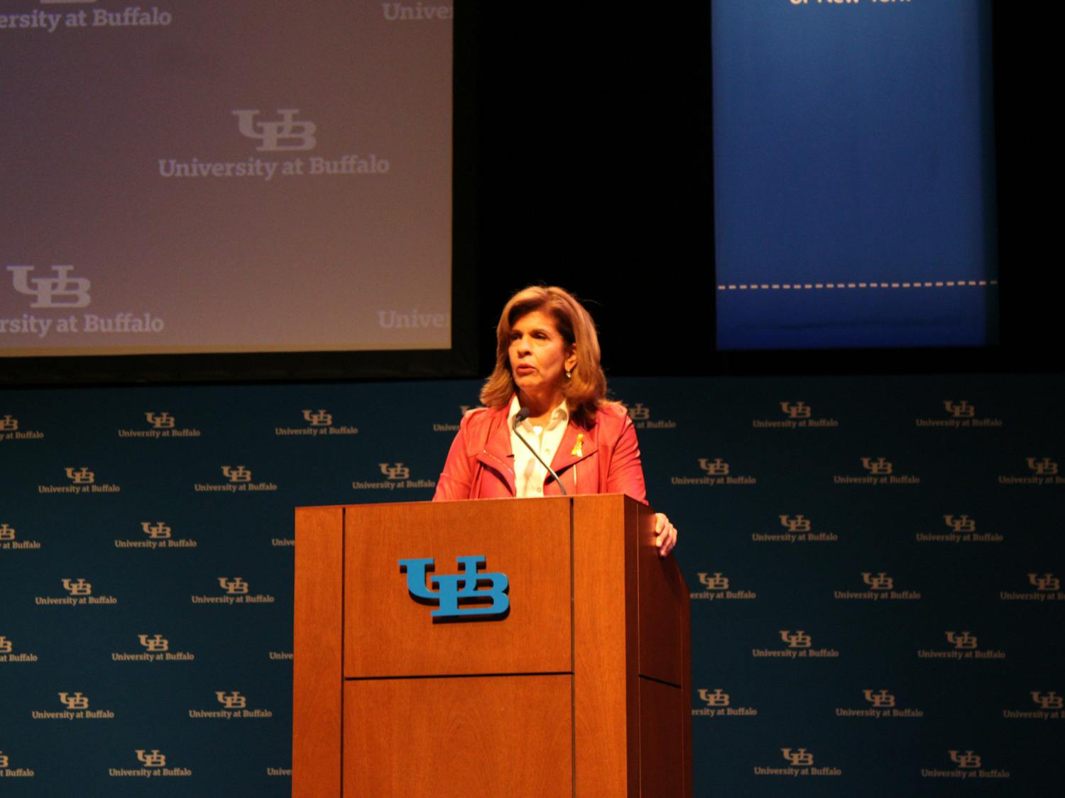 Former NBC's "Today" show co-anchor Hoda Kotb shares personal and professional stories about resilience, joy and determination, throughout her career and open battle with breast cancer on the Center for the Arts mainstage as the final speaker of UB's 2025-26 Distinguished Speakers series. 