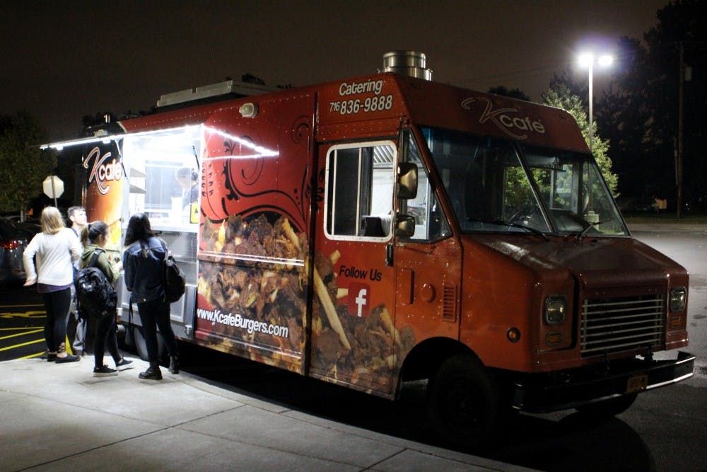 <p>Kcafe, a Korean fusion burger food truck is a go-to eatery for students.</p>