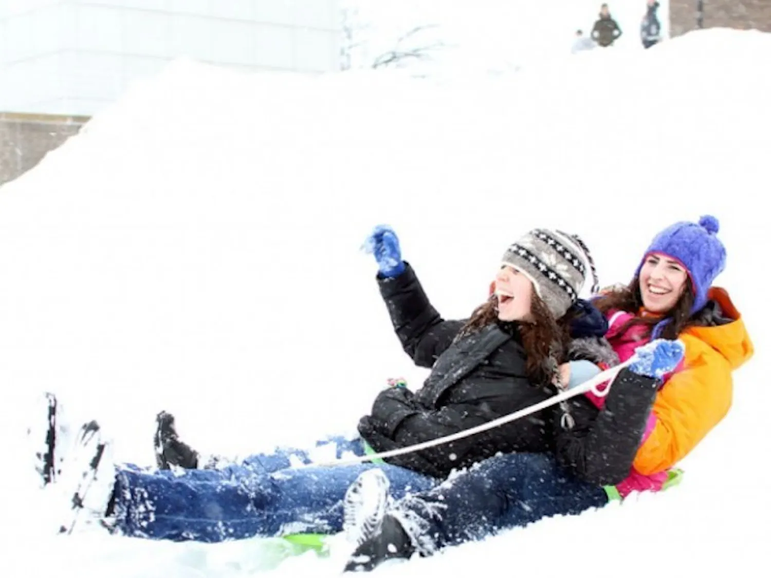 Despite the bitterly cold winter temperatures in Buffalo, the area is full of fun
outdoor activities like hiking, ice skating and sledding. Spectrum Stock Photo