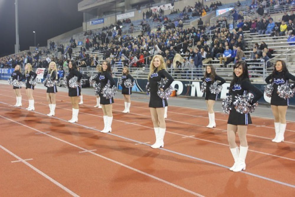 The Dazzlers are not recognized by UB Athletics because they are affiliated with UB&rsquo;s Thunder of the East marching band. In addition to performing at football and basketball games, The Dazzlers participate in community events such as the Special Olympics and Relay for Life. Cletus Emokpae, The Spectrum